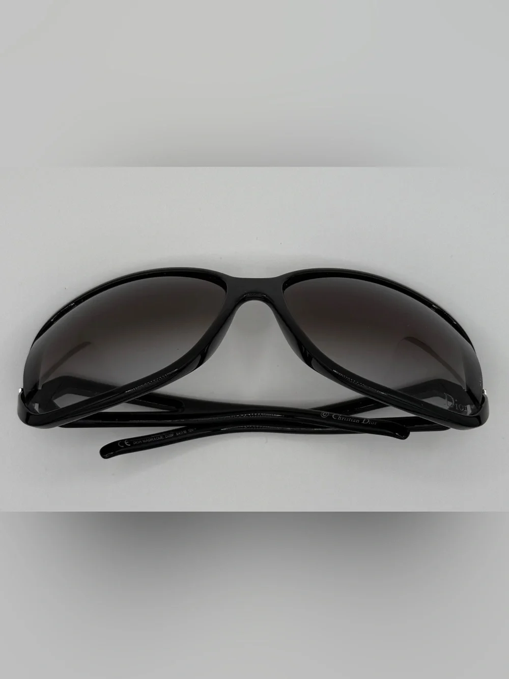 RARE Dior Madrague BLACK 🖤 Designer Sunglasses Oversized Retro Vintage Couture
